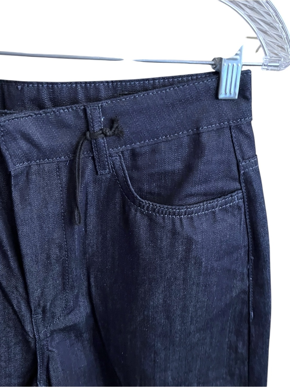 NWT Zara ZW Collection Barrel Leg High Rise Trouser Ankle Jeans Dark Wash size 4 - Picture 13 of 13